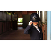 Lami-Cell Kappenriemen Strass Schwarz