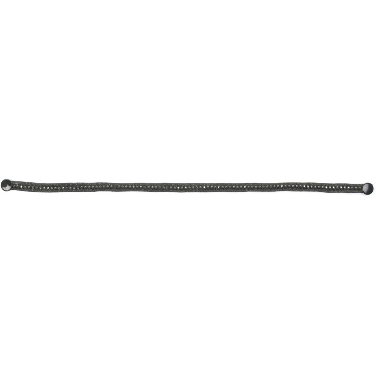 Lami-Cell Kappenriemen Strass Schwarz