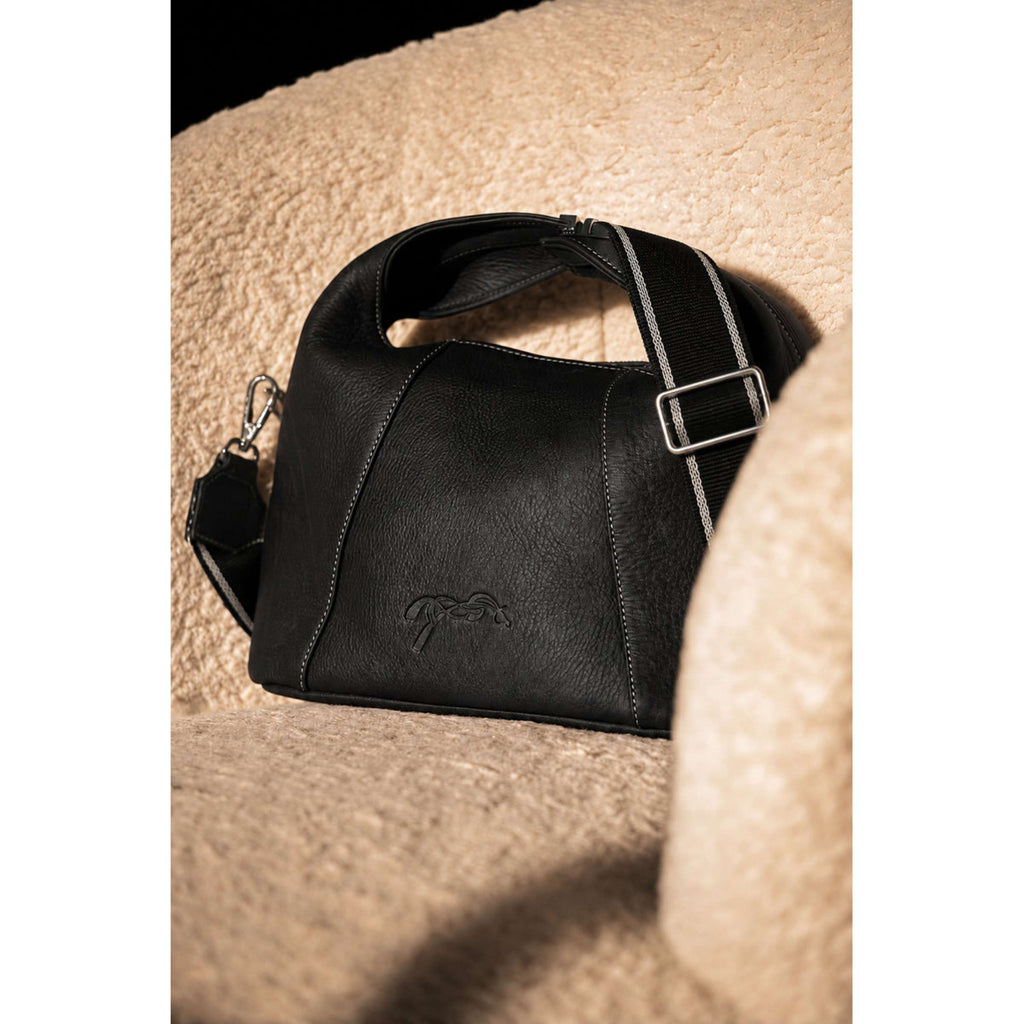 Pénélope Schultertasche Agathe Schwarz