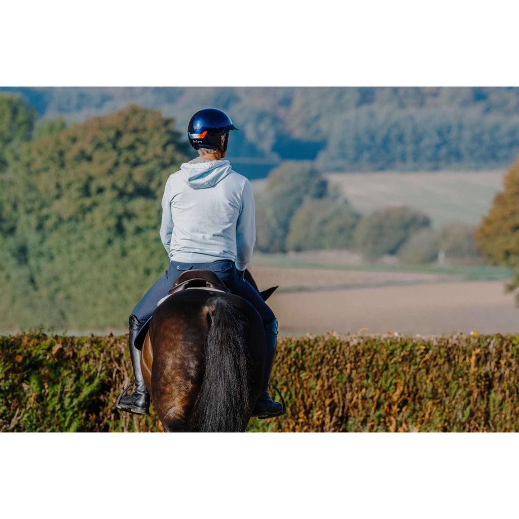 EQUITHÈME Hoodie Axel Unisex Blau/Hellblau