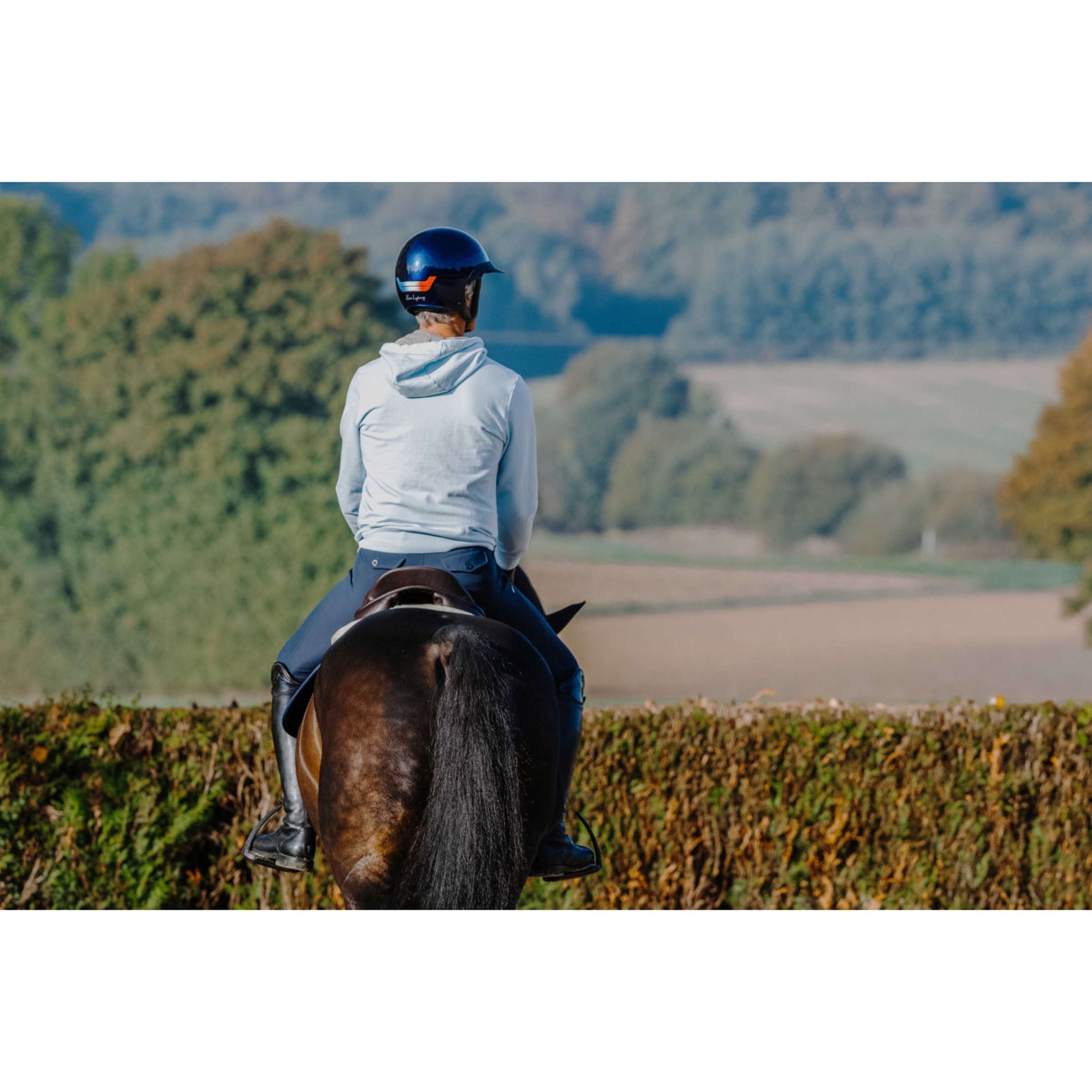 EQUITHÈME Hoodie Axel Unisex Blau/Hellblau EQUITHÈME Hoodie Axel Unisex Blau/Hellblau