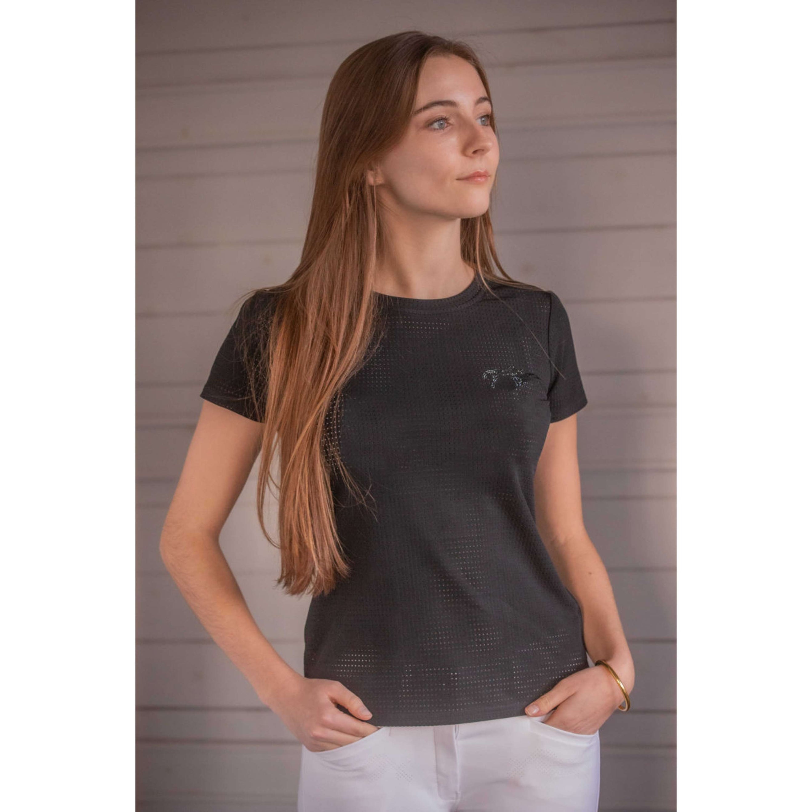 Pénélope T-Shirt Techflo Schwarz Pénélope T-Shirt Techflo Schwarz