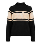 Pénélope Pullover Noris Schwarz/Camel