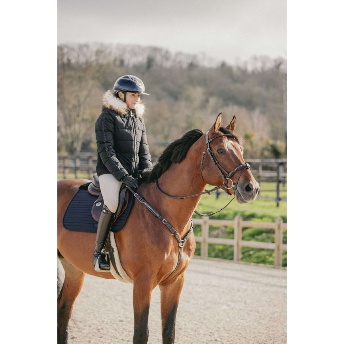 Pénélope Bomberjacke Louxy Schwarz