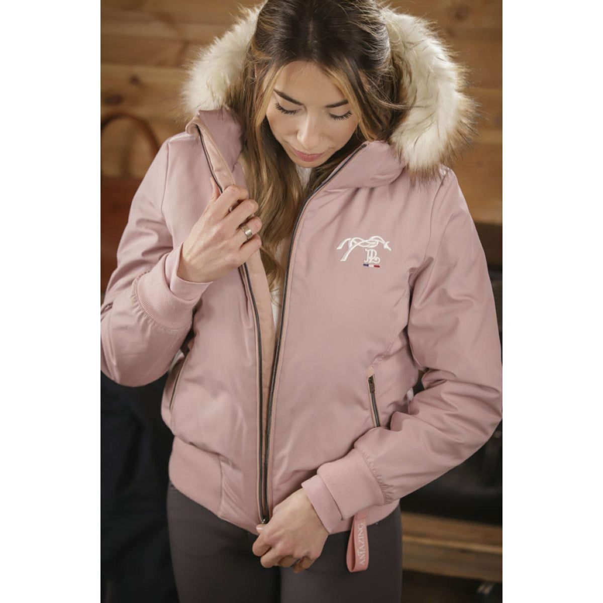 Pénélope Bomberjacke Step Powder Pink