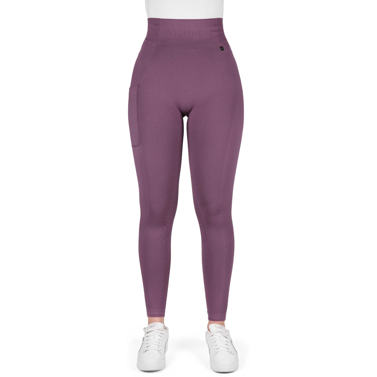 EQUITHÈME Reitleggings Acacia Full Grip Lila