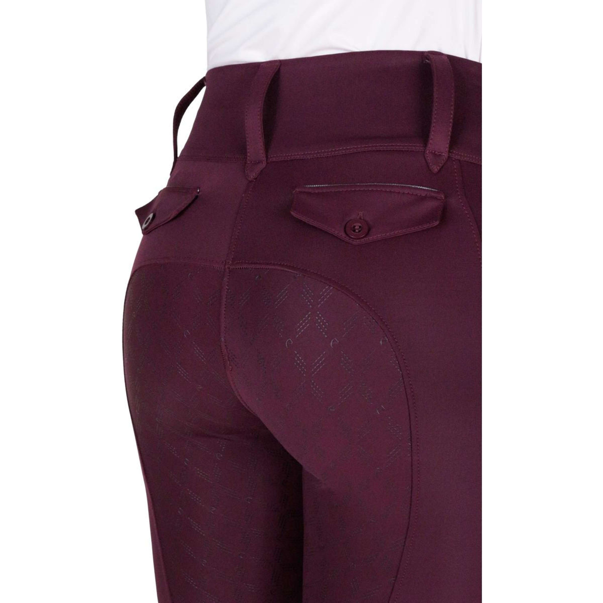 EQUITHÈME Reitleggings Alize Full Grip Violett