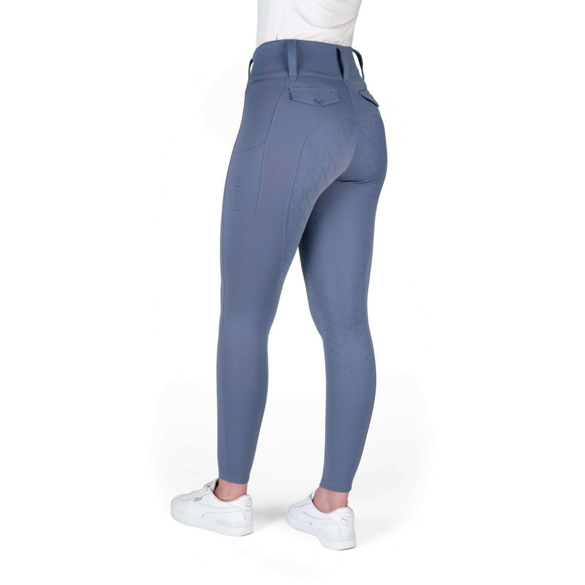 EQUITHÈME Reitleggings Alize Full Grip Grau