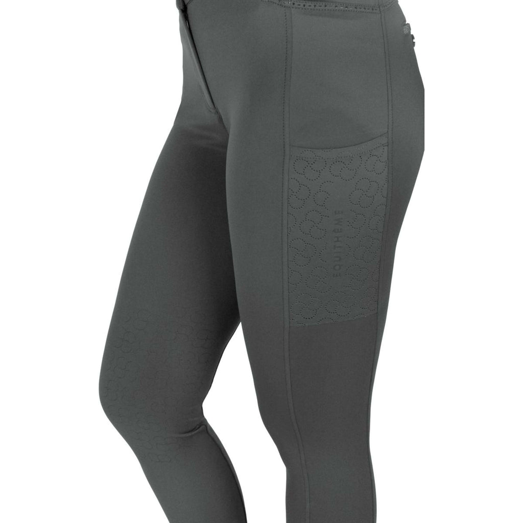 EQUITHÈME Reithose Capucine Knee Grip Grün