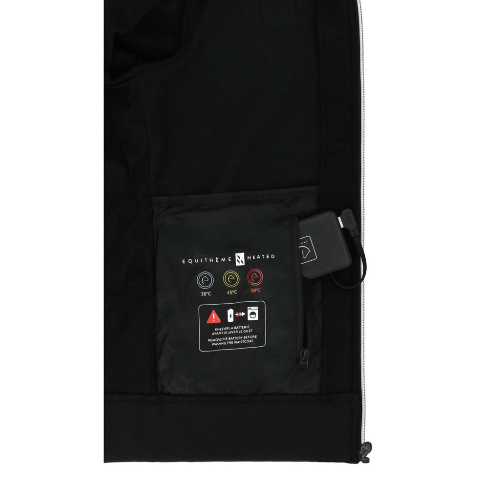 EQUITHÈME Jacke Heated Owen Schwarz