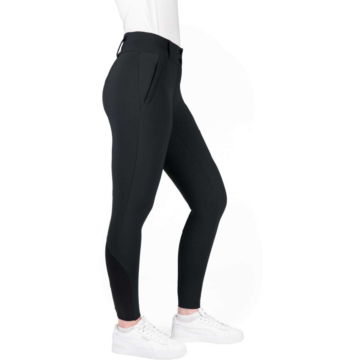 EQUITHÈME Reithose Sierra Heated Full Grip Schwarz