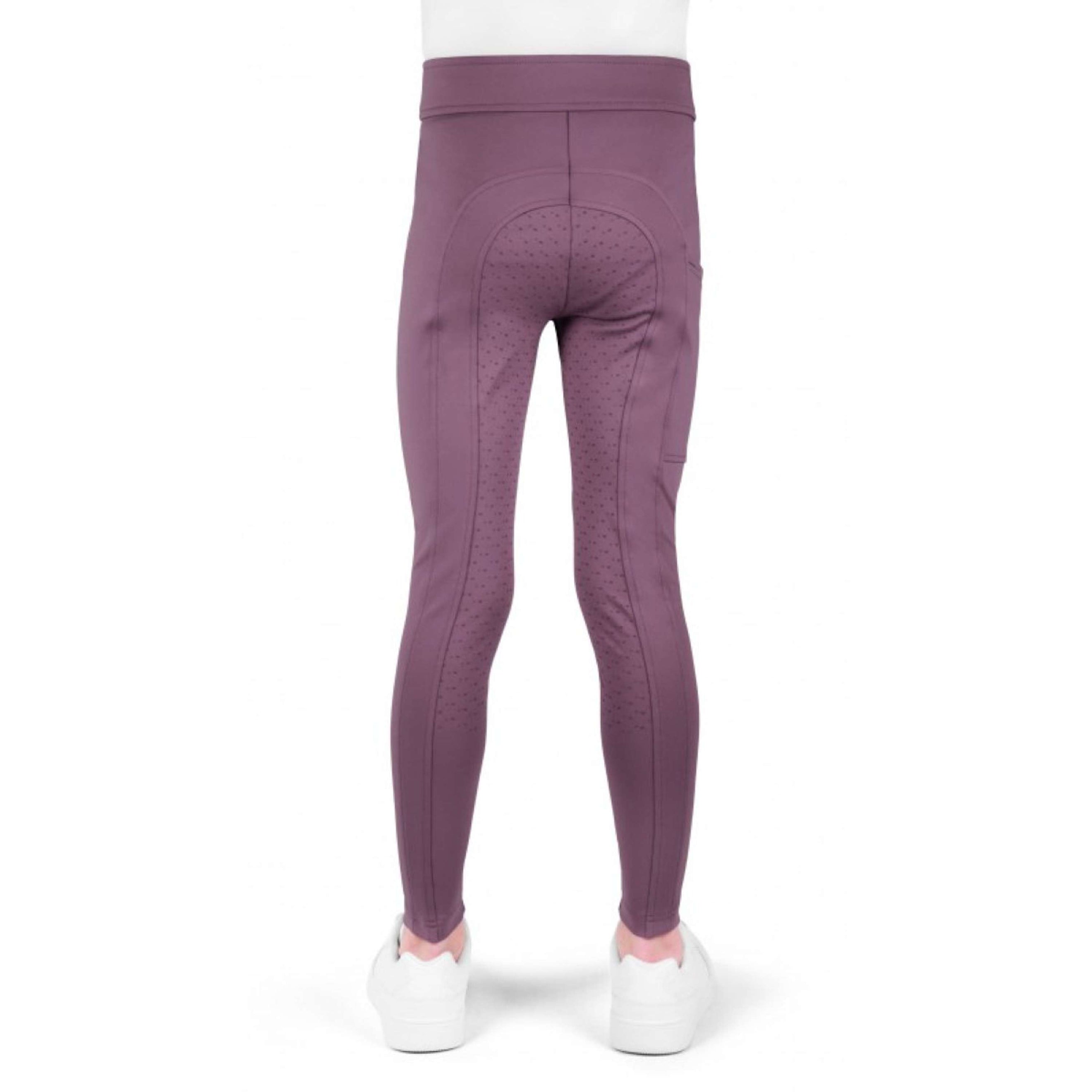 EQUITHÈME Reitleggings Birdy Kids Full Grip Lila