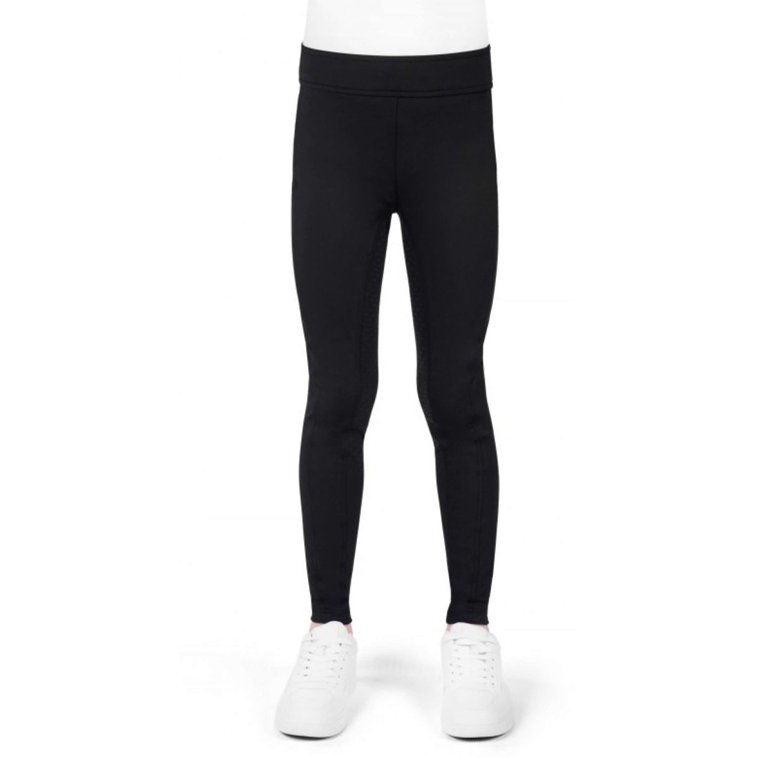 EQUITHÈME Reitleggings Birdy Kids Full Grip Schwarz