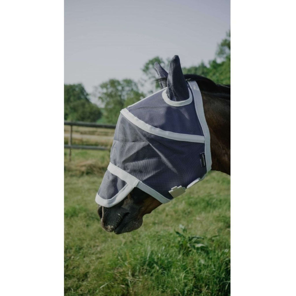 EQUITHÈME Fliegenmaske Hoop mit UV-Schutz Navy