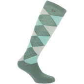 EQUITHÈME Socken Argyle Mintgrün