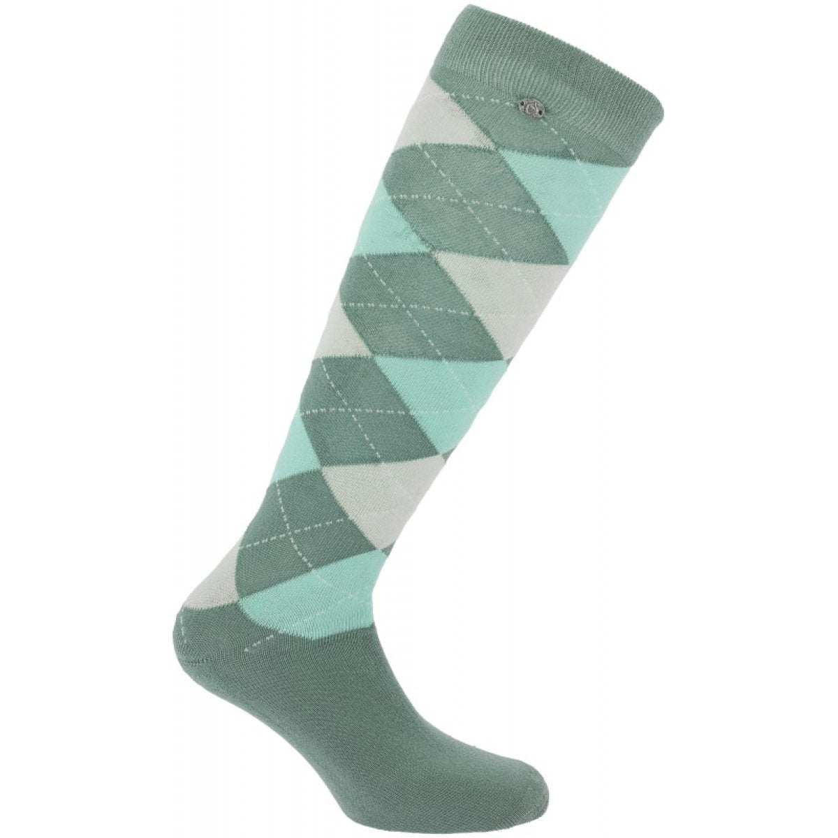 EQUITHÈME Socken Argyle Mintgrün