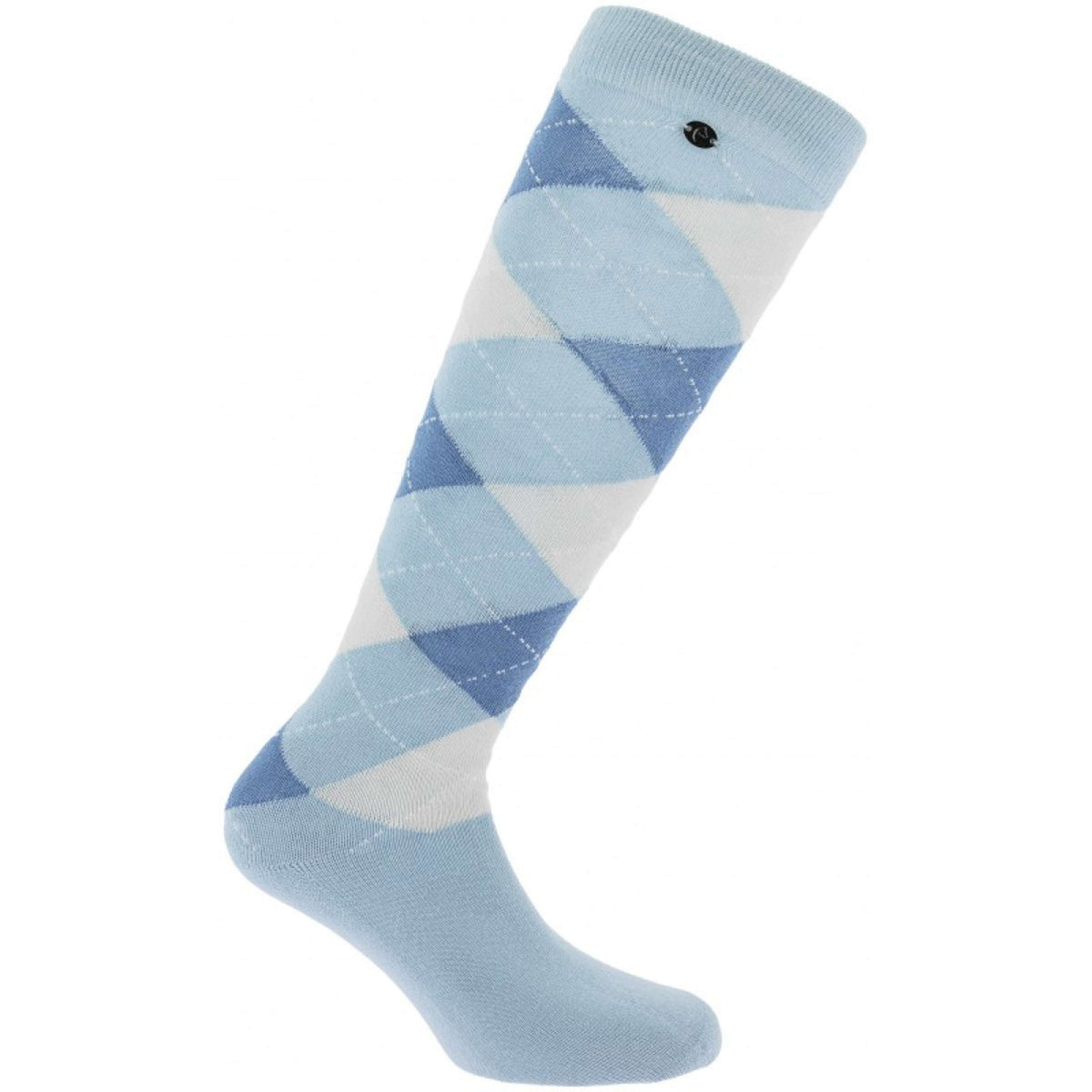 EQUITHÈME Socken Argyle Sky Blue/Blue