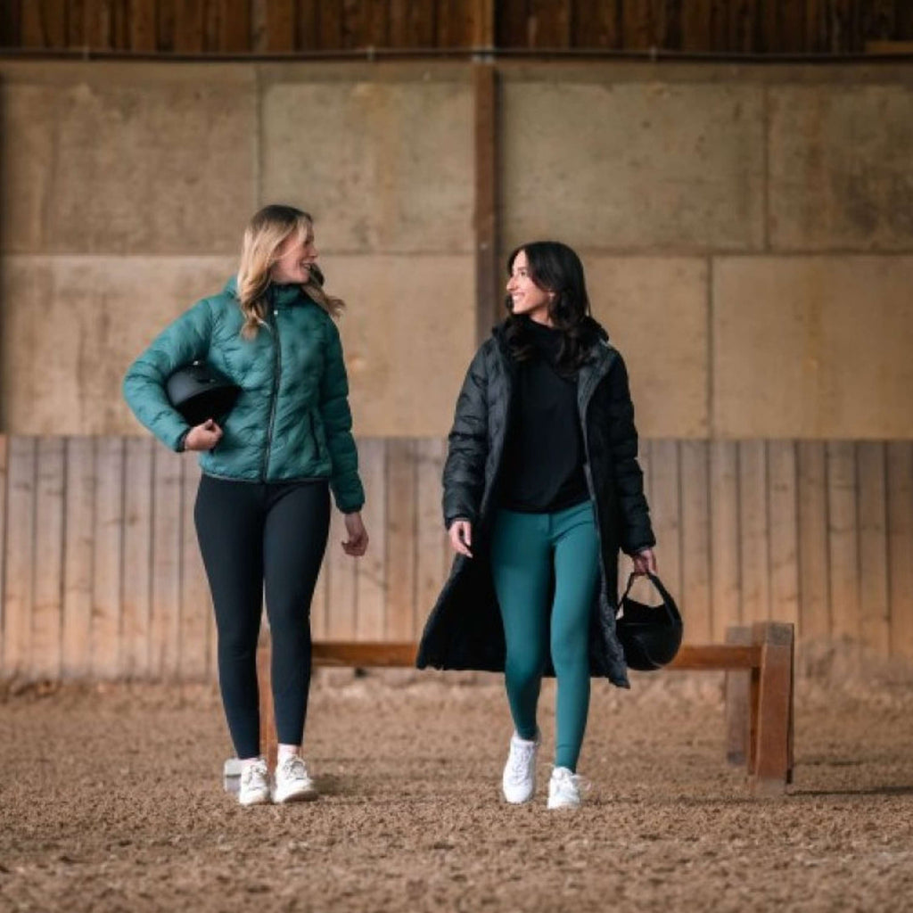 EQUITHÈME Lange Jacke Doris Schwarz