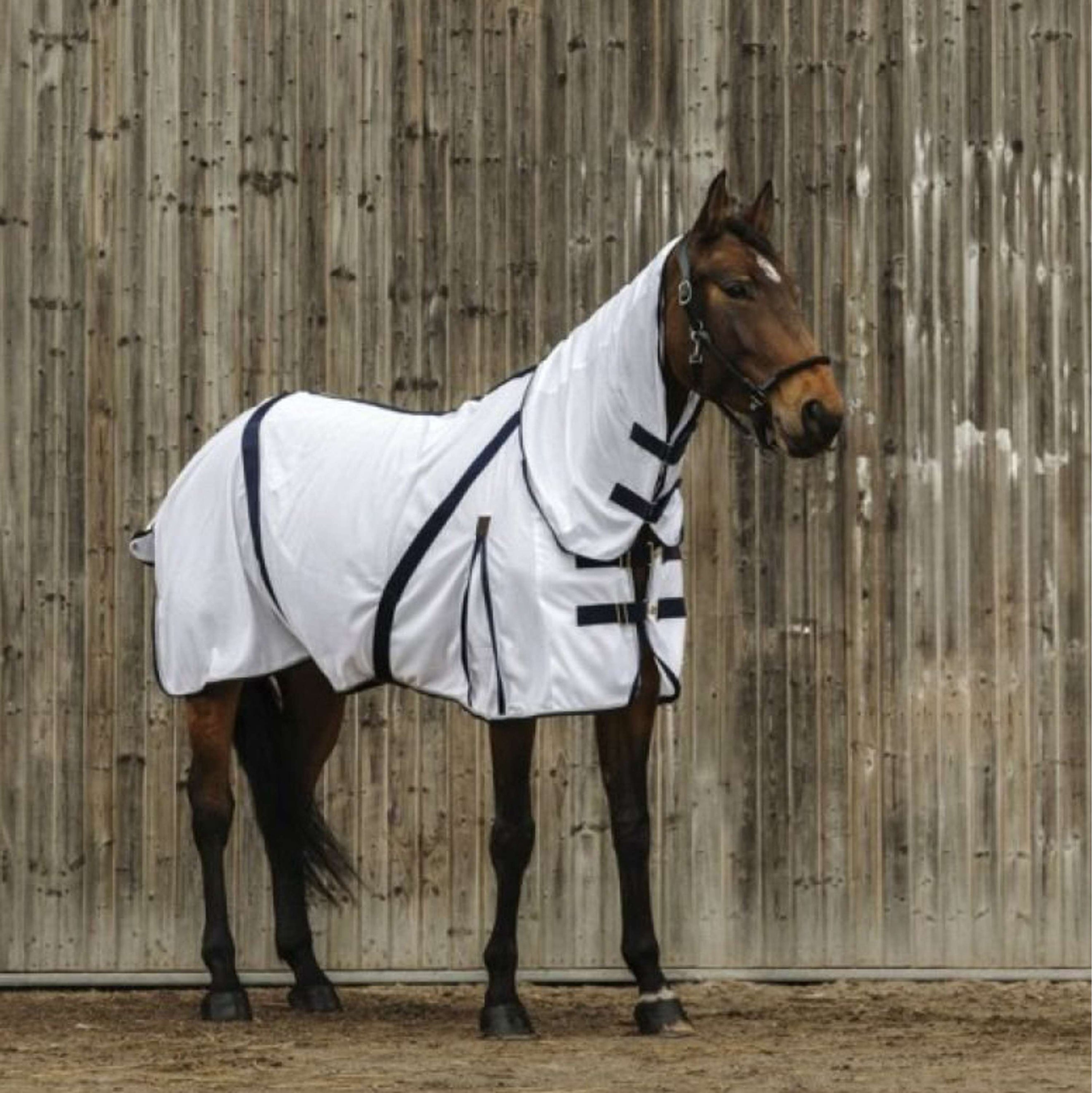 EQUITHÈME Fliegendecke Mesh Summer Weiß EQUITHÈME Fliegendecke Mesh Summer Weiß