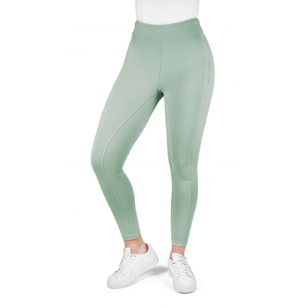 EQUITHÈME Reitleggings Birdy Full Grip Hellgrün