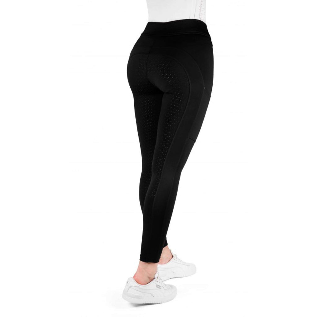 EQUITHÈME Reitleggings Birdy Full Grip Schwarz