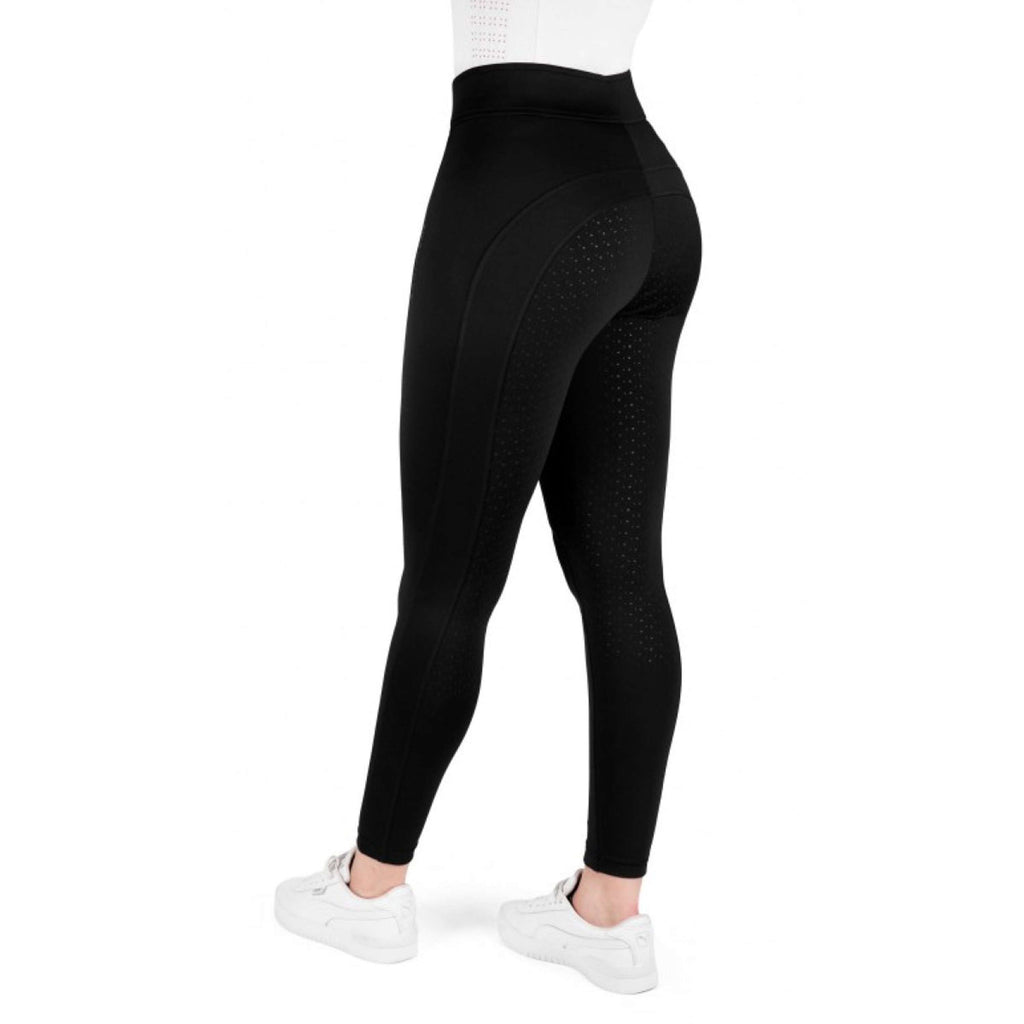 EQUITHÈME Reitleggings Birdy Full Grip Schwarz