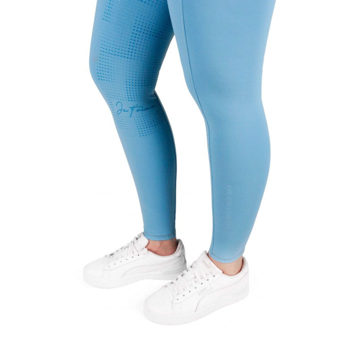EQUITHÈME Reitleggings Fanny Full Grip Licht Blau