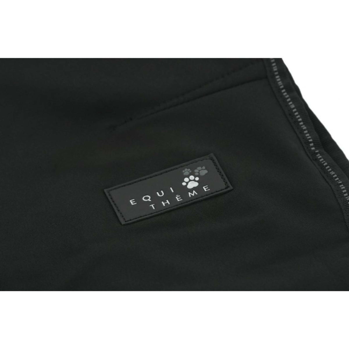 EQUITHÈME Hundedecke Softshell Schwarz