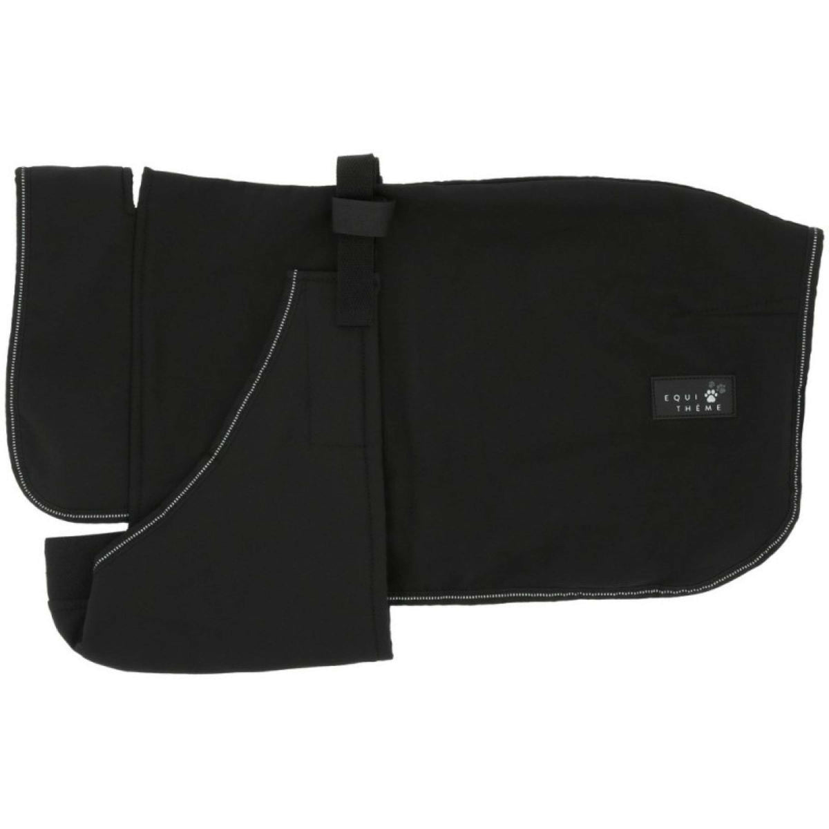 EQUITHÈME Hundedecke Softshell Schwarz