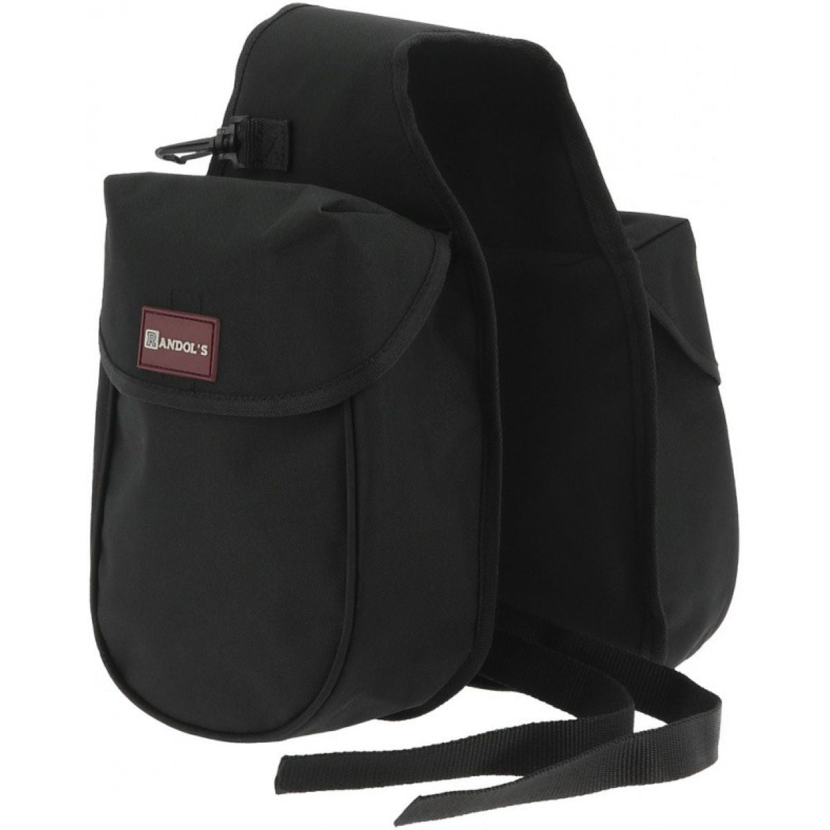 Randol's Doppelte Satteltasche Front Schwarz