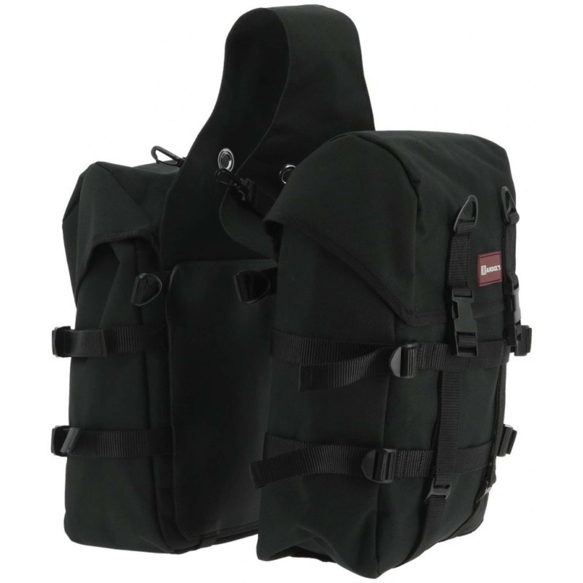 Randol's Doppelte Satteltasche Adventure Schwarz