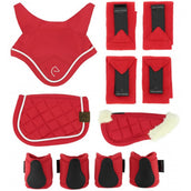 EQUITHÈME Pony Academy Zubehörset Mini Rot