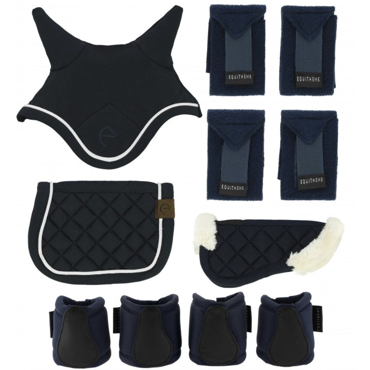 EQUITHÈME Pony Academy Zubehörset Mini Navy