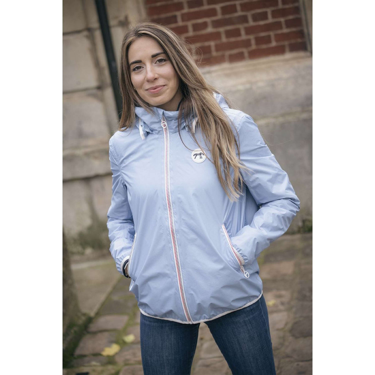 Pénélope Regenjacke RainShort Eisblau