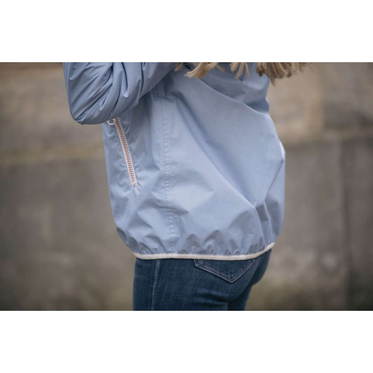 Pénélope Regenjacke RainShort Eisblau