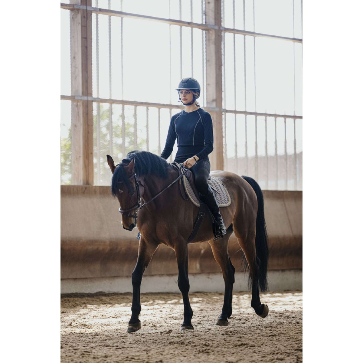 EQUITHÈME Shirt Stella Je T'aime Schwarz