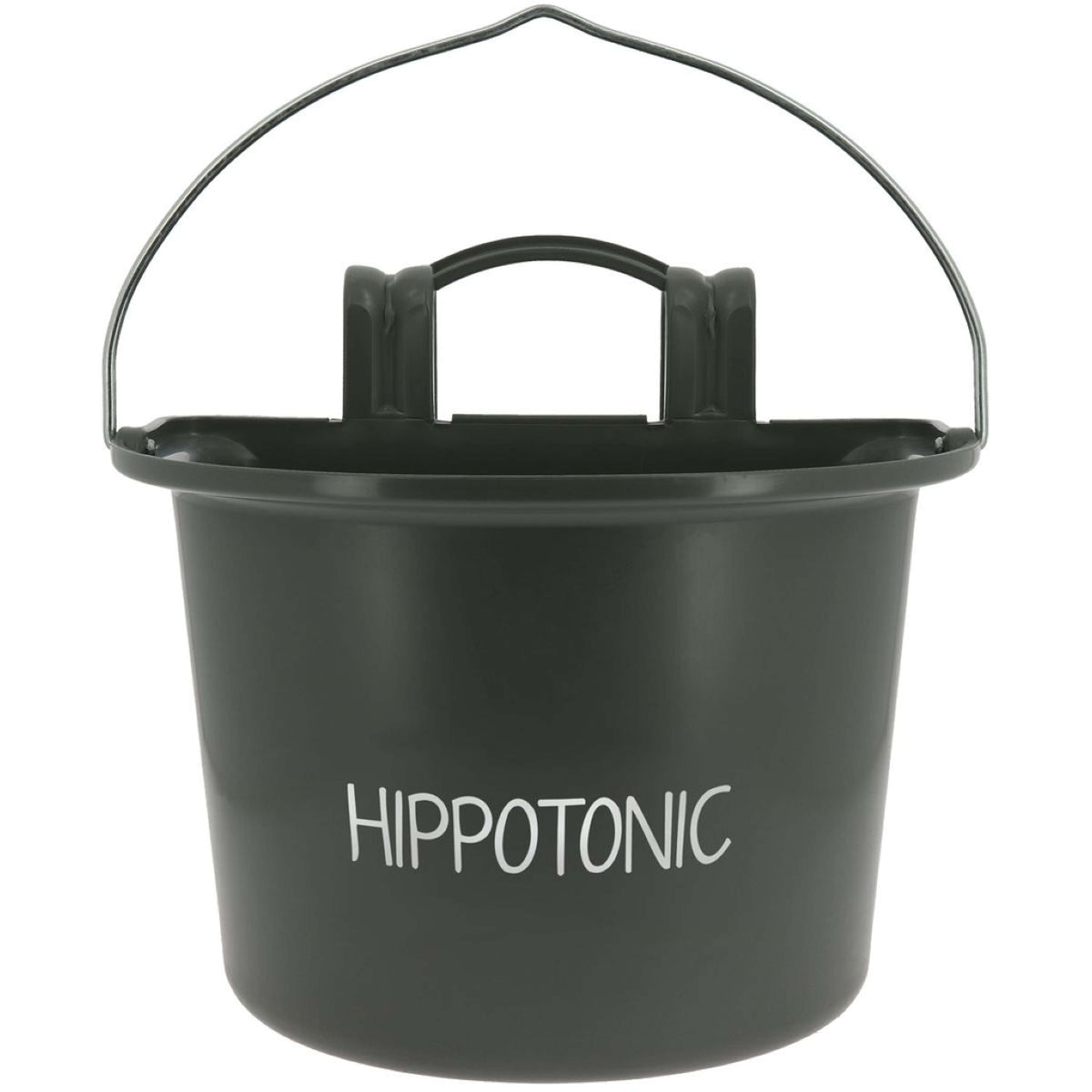 Hippotonic Futtertrog mit Henkel Dunkelgrau