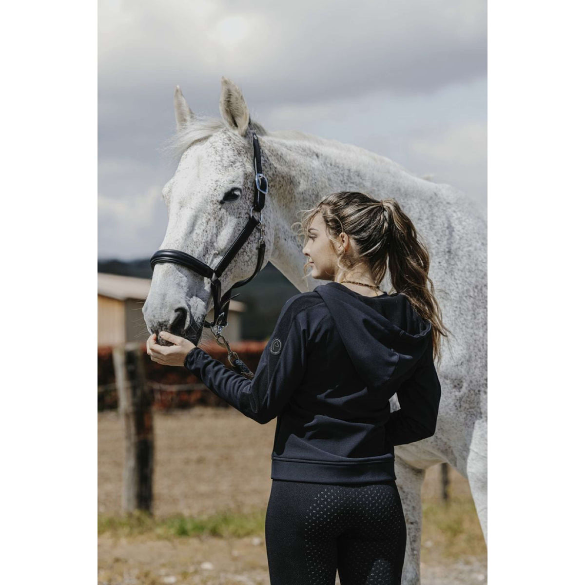 EQUITHÈME Reitleggings Acacia Schwarz