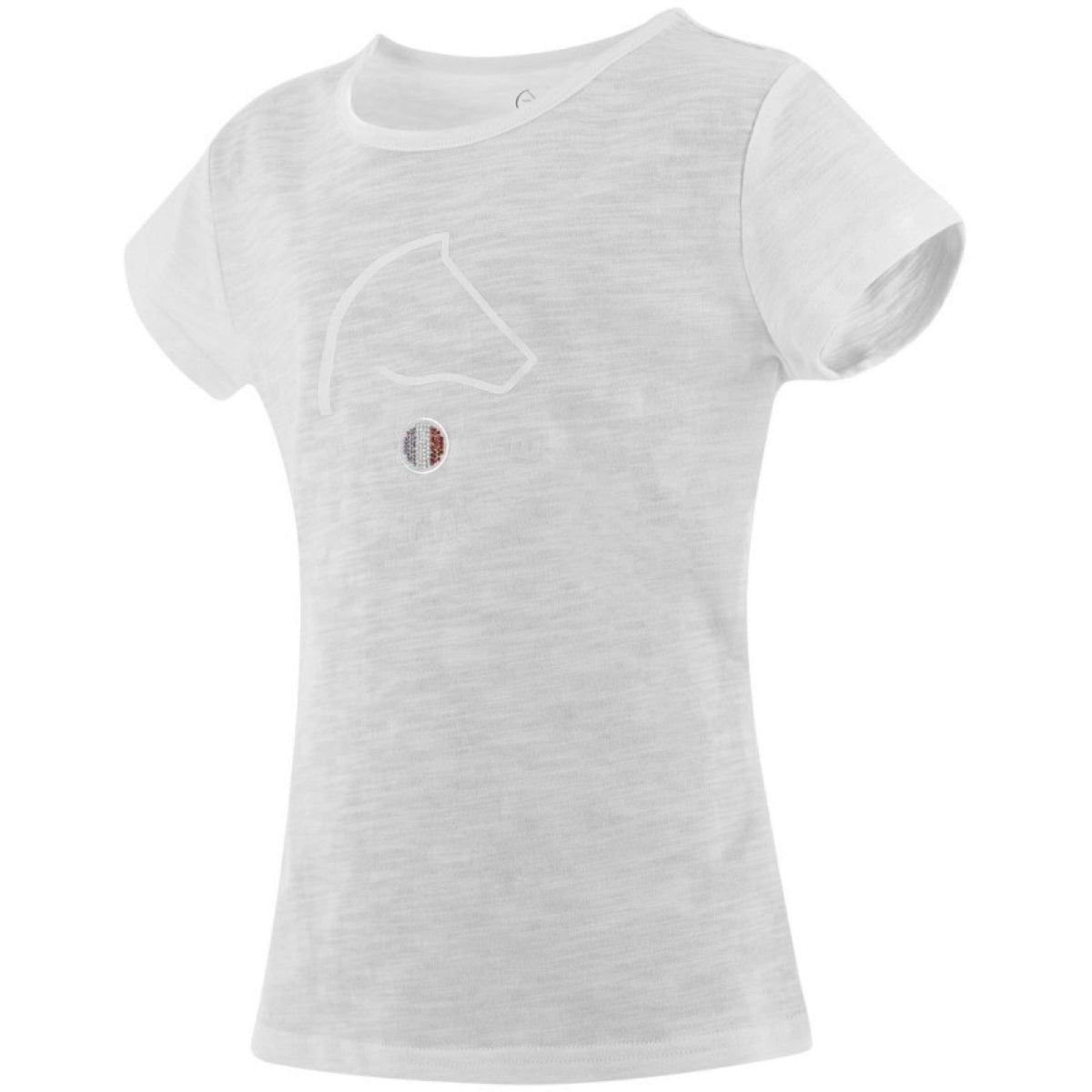 EQUITHÈME T-Shirt Claire FR Weiß