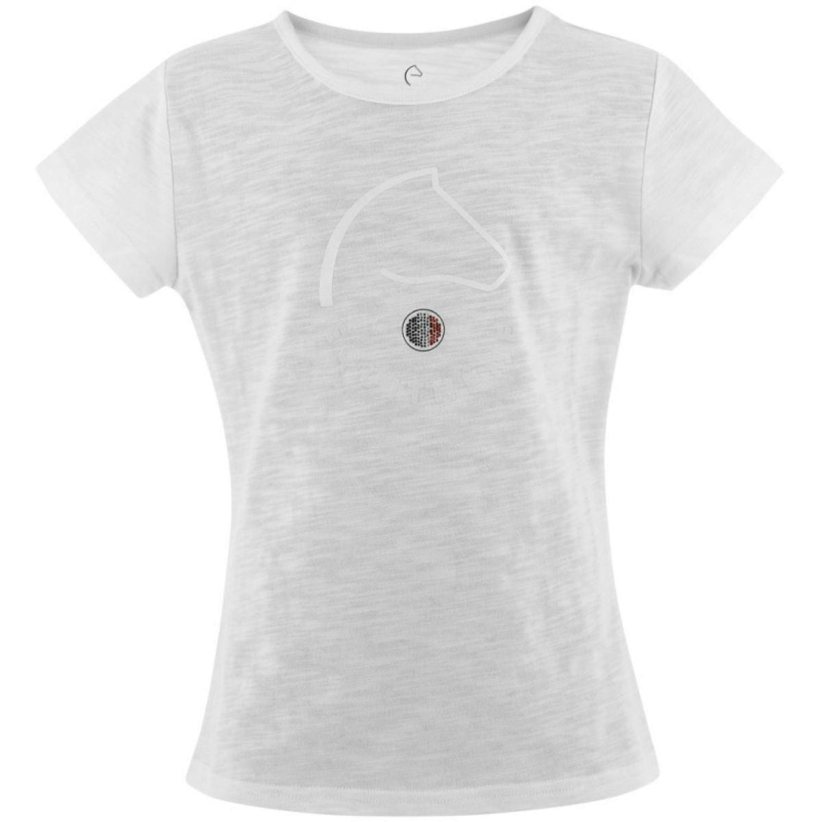 EQUITHÈME T-Shirt Claire FR Weiß