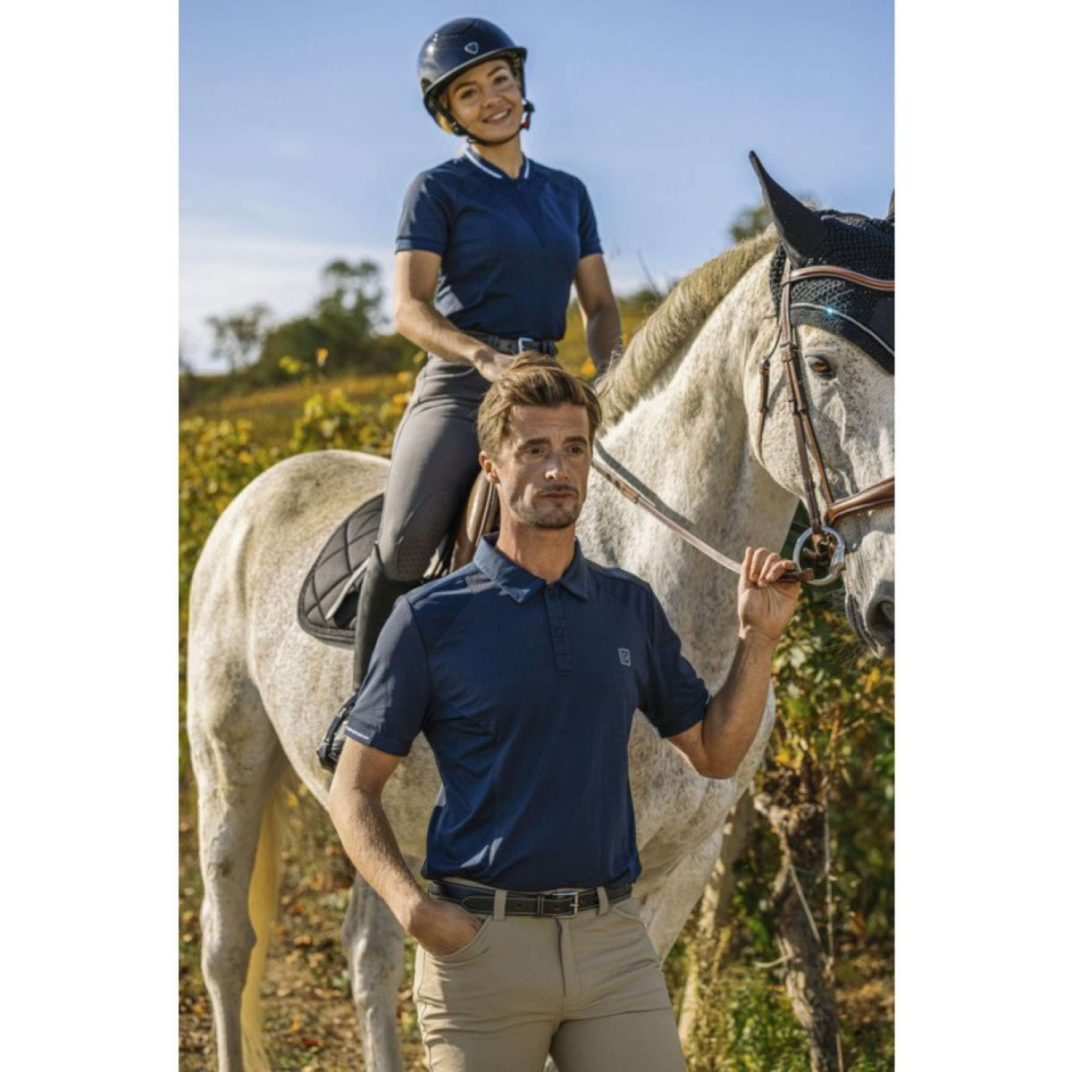 EQUITHÈME Shirt Elodie Navy