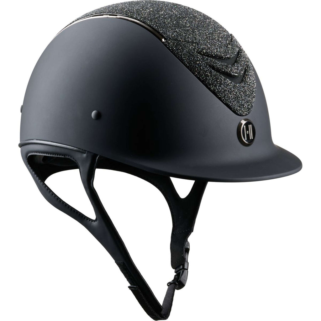 OneK Reithelm Defender Mat Glitzer Schwarz