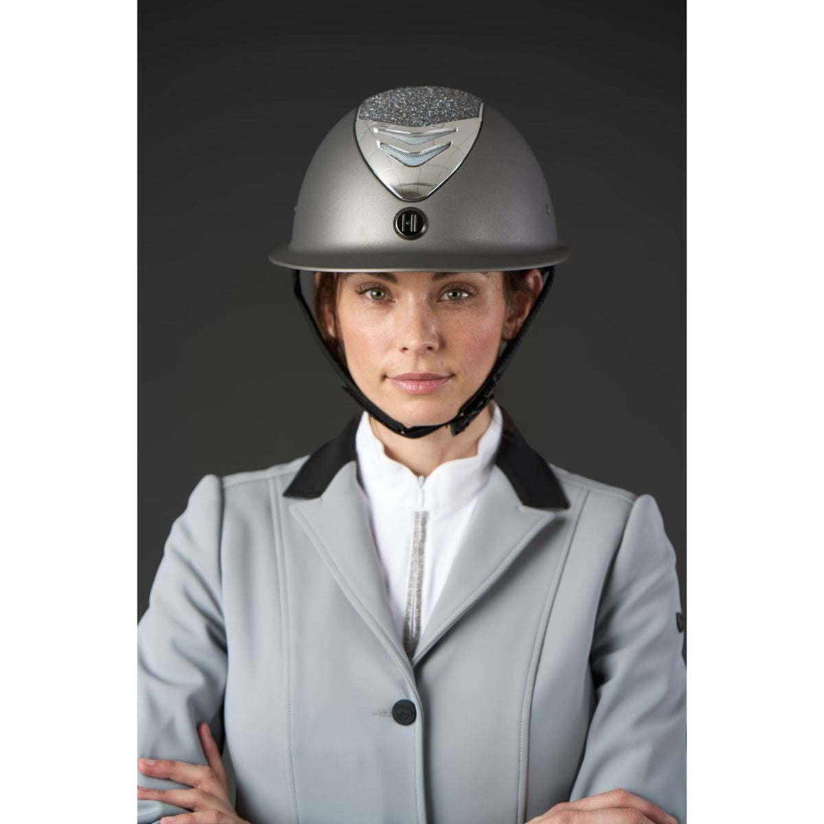 OneK Reithelm Mips Avancé Matt Glitzersilber Grau