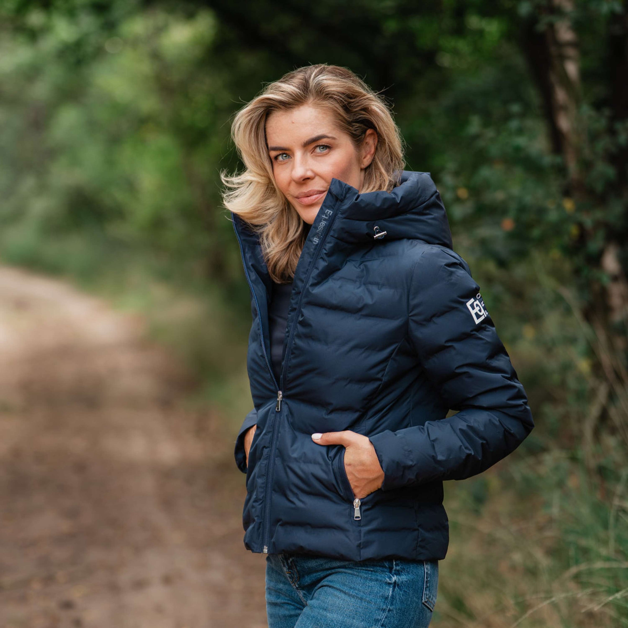 EQPRO Jacke Violet Gesteppt Navy Blue