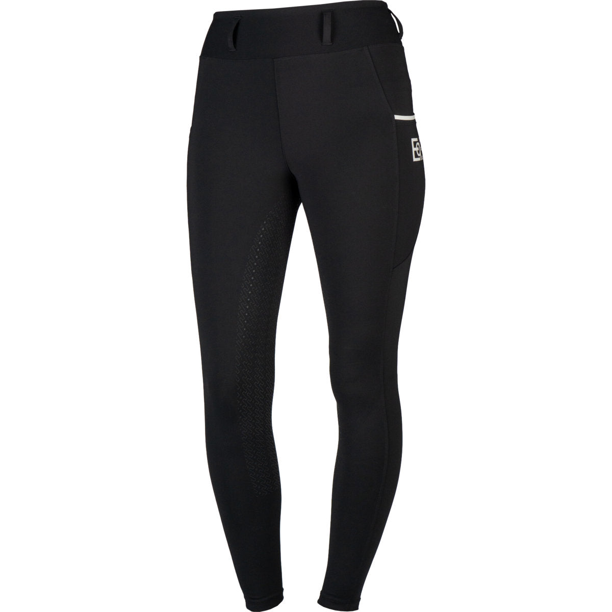 EQPRO Reitleggings Sofia Full Grip Schwarz