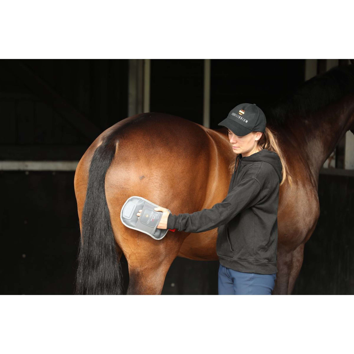 Equilibrium Massagehandschuh Hotspot Grau