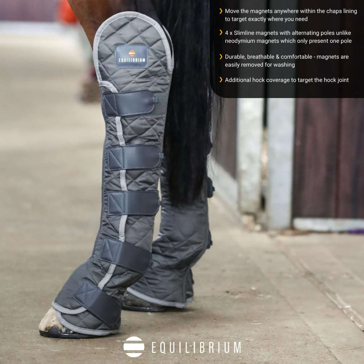 Equilibrium Gamaschen Hind & Hock Magnetic Grau