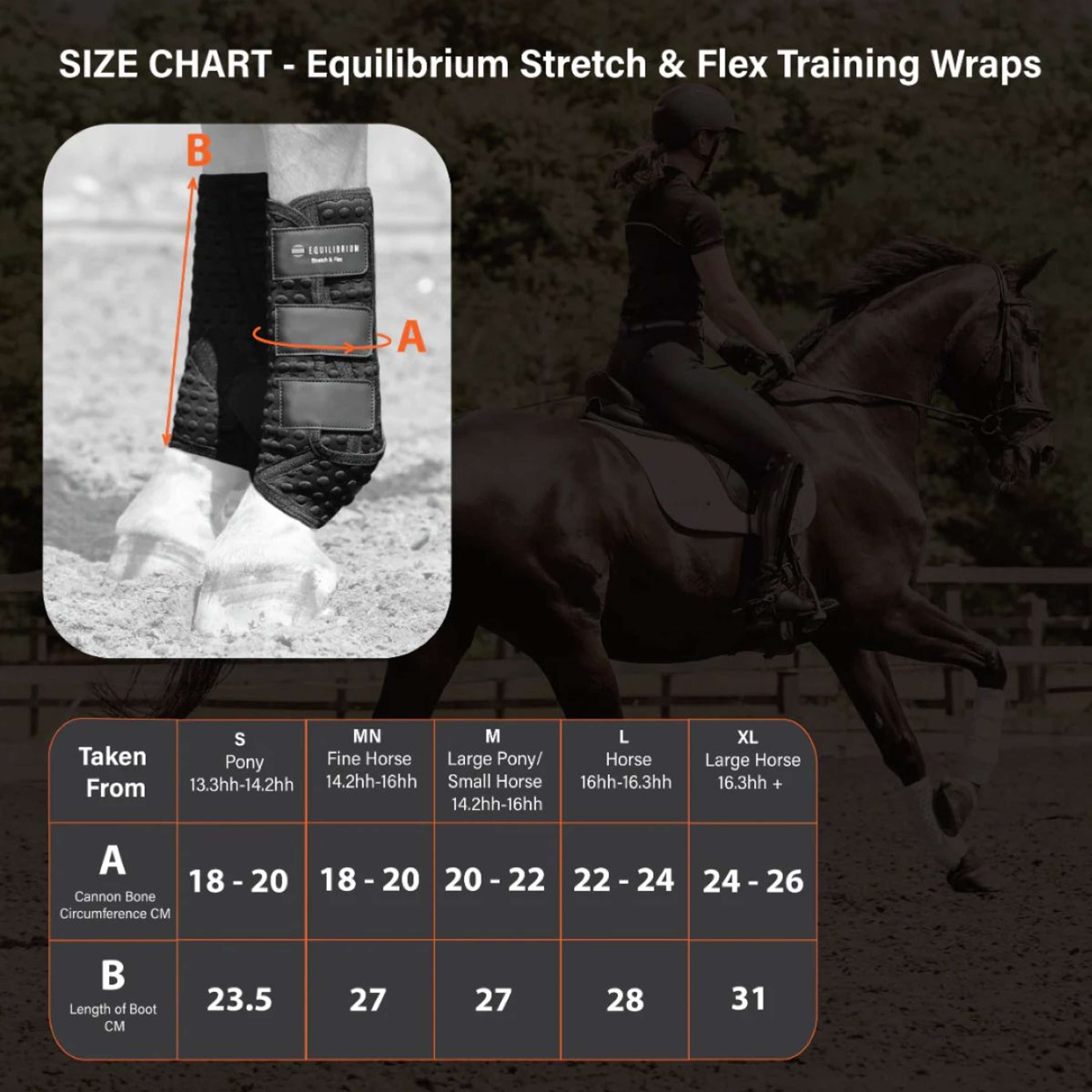 Equilibrium Gamaschen Stretch & Flex Training Schwarz