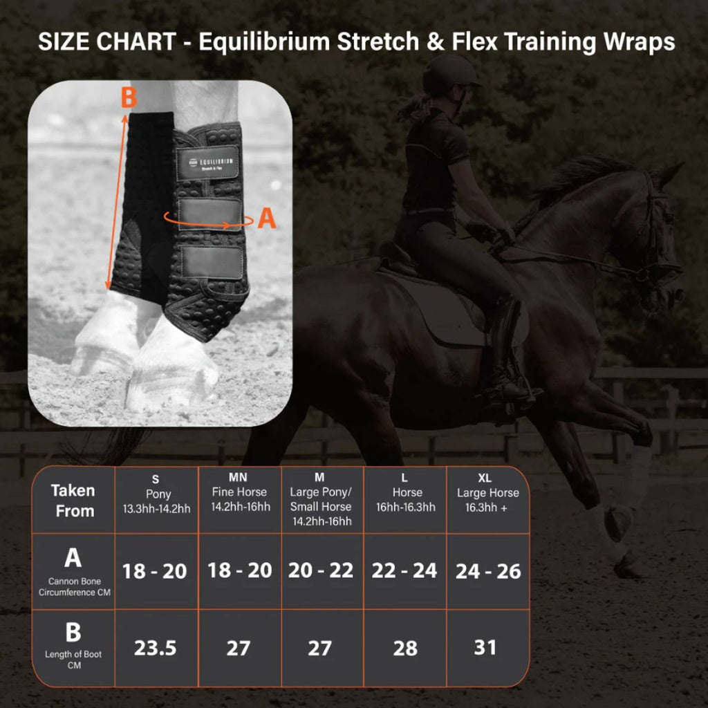 Equilibrium Gamaschen Stretch & Flex Training Schwarz