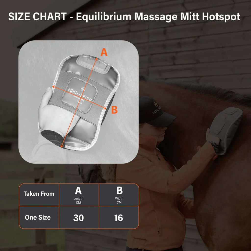 Equilibrium Massagehandschuh Hotspot Grau